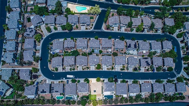 920 Siena Hills Ln, Las Vegas, NV 89144 - aerial view of property's location with nearby suburban area and a pool area