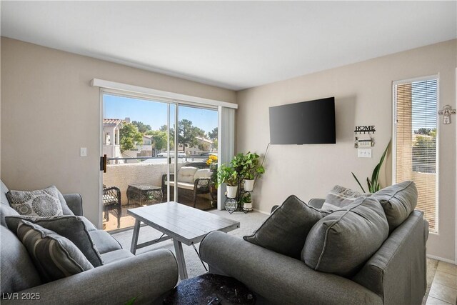 3042 Tarpon Dr Unit 202, Las Vegas, NV 89120 - living room featuring baseboards