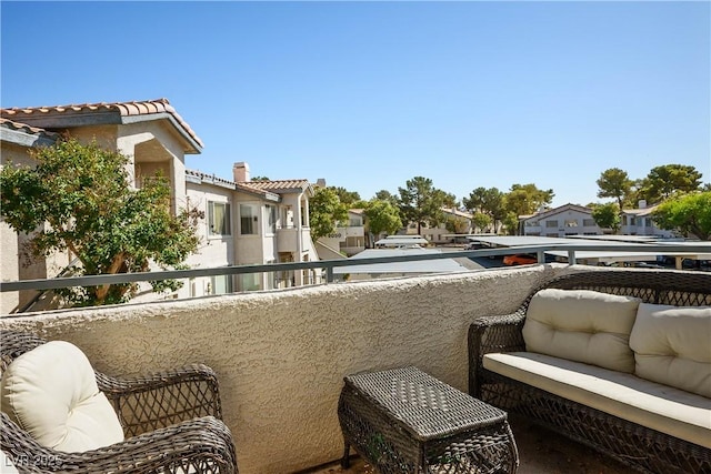 3042 Tarpon Dr Unit 202, Las Vegas, NV 89120 - balcony with a residential view