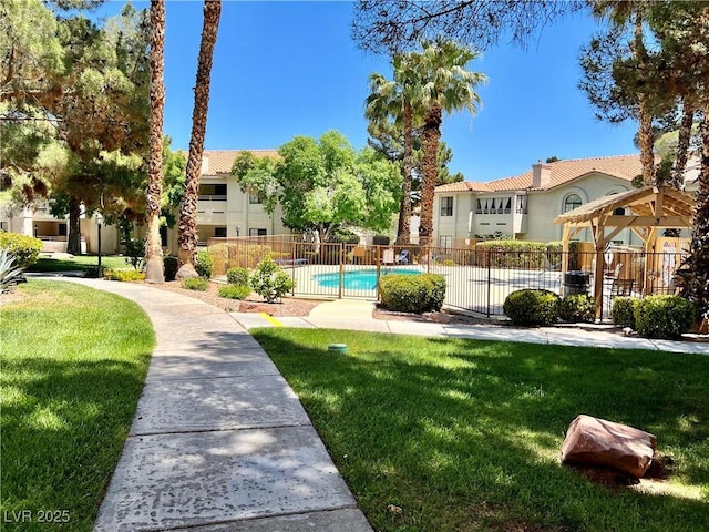 2627 S Durango Dr Unit 202, Las Vegas, NV 89117 - surrounding community with a pool