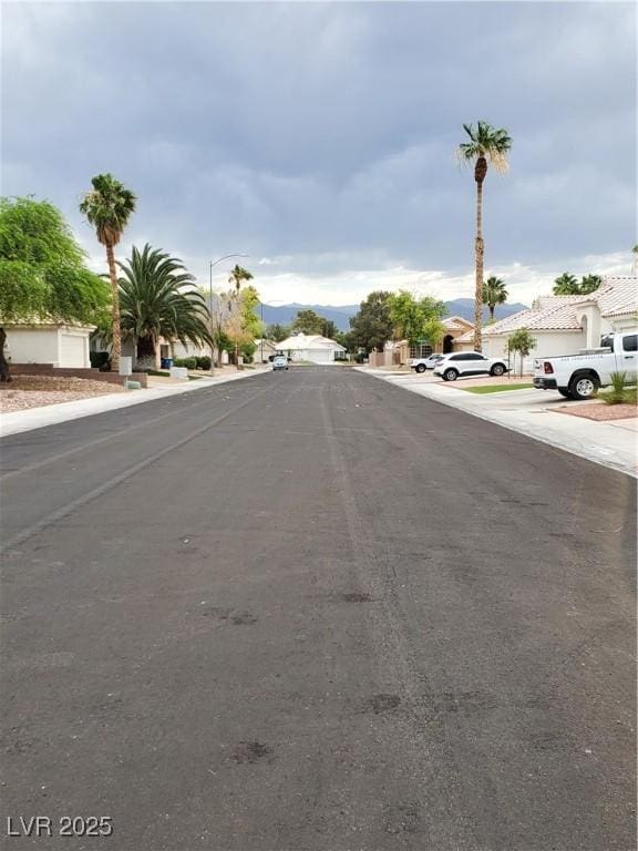 5104 Brookmere Dr, Las Vegas, NV 89130 - view of asphalt road with a residential view