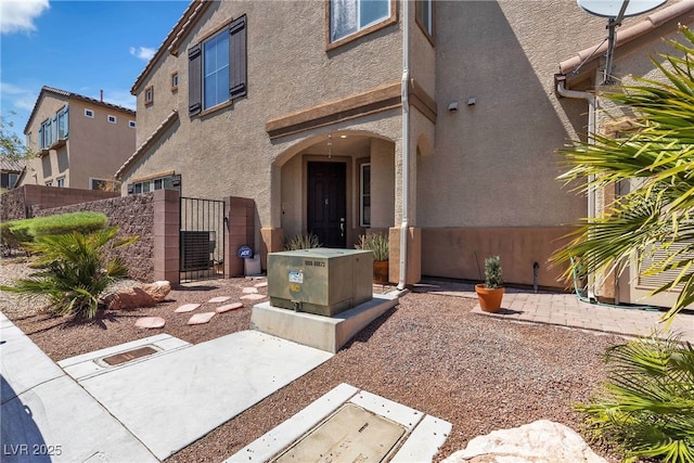 9269 Moonlight Nest Ln, Las Vegas, NV 89178 - view of patio / terrace with a gate