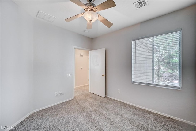 4610 Puglia Ln Unit 201, North Las Vegas, NV 89084 - spare room featuring carpet floors and ceiling fan