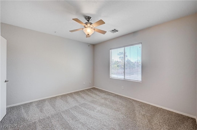 4610 Puglia Ln Unit 201, North Las Vegas, NV 89084 - spare room featuring ceiling fan and light carpet