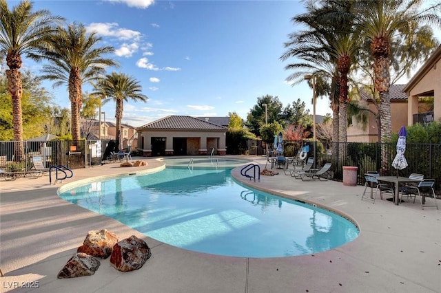 4610 Puglia Ln Unit 201, North Las Vegas, NV 89084 - community pool with a patio area