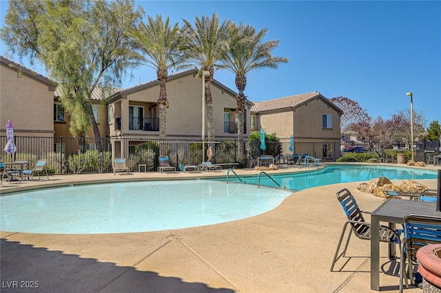 4610 Puglia Ln Unit 201, North Las Vegas, NV 89084 - community pool with a patio
