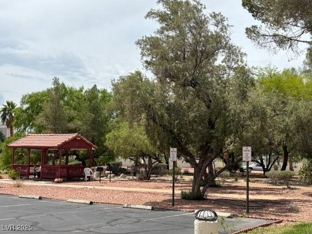 750 S Royal Crest Cir Unit 325, Las Vegas, NV 89169 - view of property's community featuring a gazebo and uncovered parking