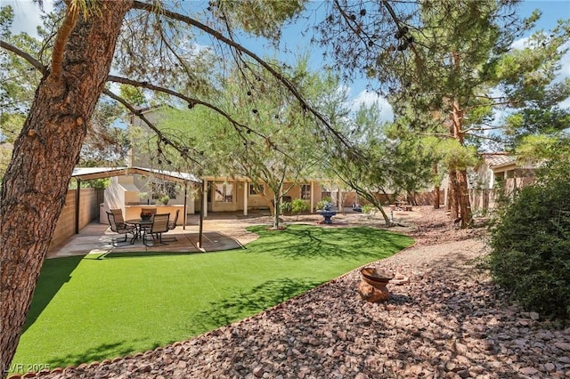 5434 Lost Ln, Las Vegas, NV 89118 - rear view of house with a patio and stucco siding