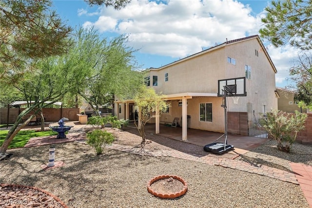 5434 Lost Ln, Las Vegas, NV 89118 - back of property featuring a patio area and stucco siding