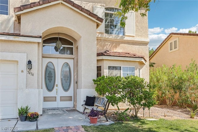5434 Lost Ln, Las Vegas, NV 89118 - property entrance with stucco siding