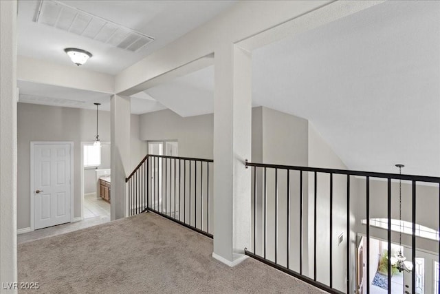 2842 Via Florentine St, Henderson, NV 89074 - corridor with carpet floors and baseboards