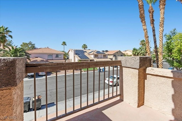 2842 Via Florentine St, Henderson, NV 89074 - balcony with a residential view