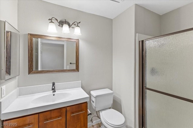 2842 Via Florentine St, Henderson, NV 89074 - bathroom with a shower stall and vanity