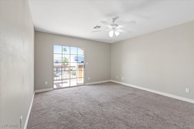 2842 Via Florentine St, Henderson, NV 89074 - spare room featuring carpet floors and a ceiling fan