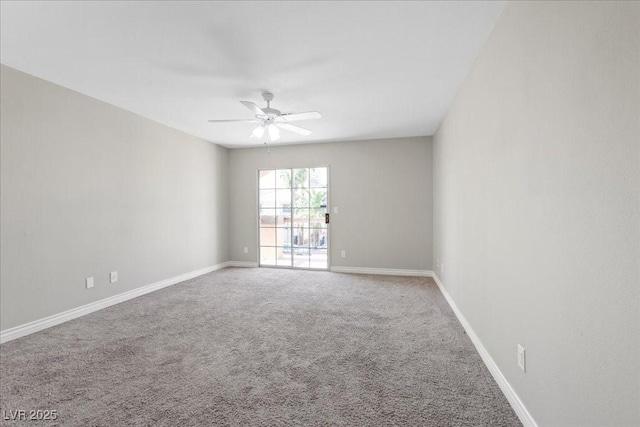 2842 Via Florentine St, Henderson, NV 89074 - carpeted spare room with a ceiling fan and baseboards