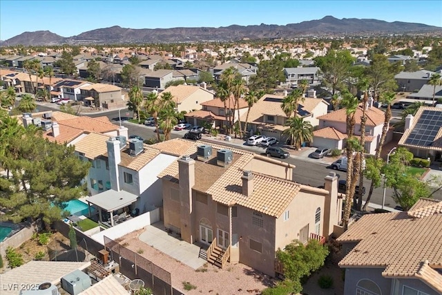 2842 Via Florentine St, Henderson, NV 89074 - aerial perspective of suburban area with mountains