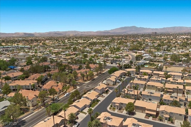 2842 Via Florentine St, Henderson, NV 89074 - view of property location featuring a mountain backdrop and nearby suburban area