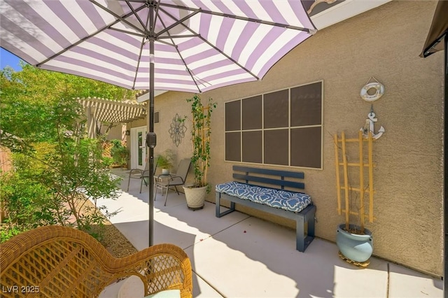 10372 Natural Springs Ave, Las Vegas, NV 89129 - view of patio / terrace featuring a pergola