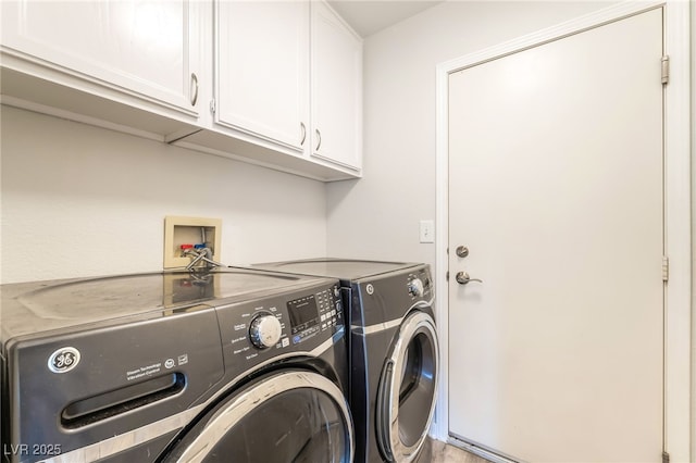 9578 Teton Vista Ave, Las Vegas, NV 89117 - washroom with washing machine and dryer and cabinet space