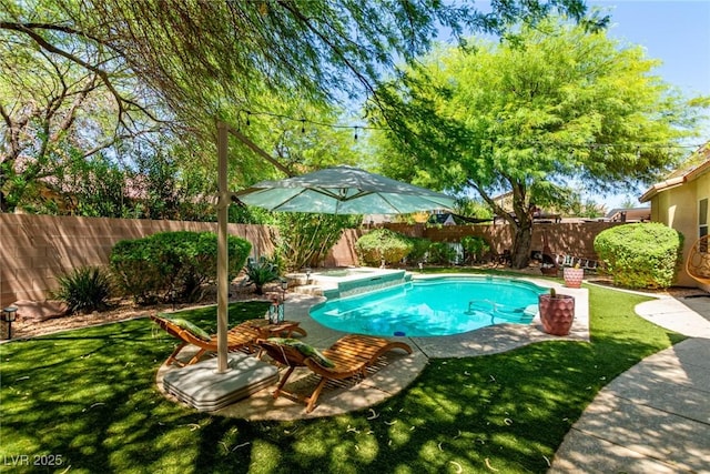 1521 Antler Creek St, North Las Vegas, NV 89084 - view of pool featuring a fenced backyard