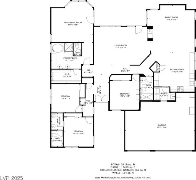 1521 Antler Creek St, North Las Vegas, NV 89084 - view of floor plan / room layout