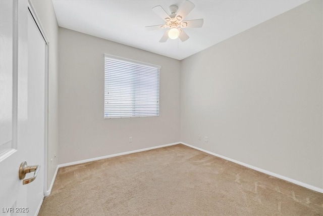 7558 Schuders Ave, Las Vegas, NV 89178 - unfurnished bedroom featuring carpet flooring, a closet, and ceiling fan