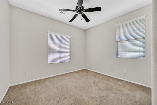 7558 Schuders Ave, Las Vegas, NV 89178 - empty room with carpet floors and ceiling fan