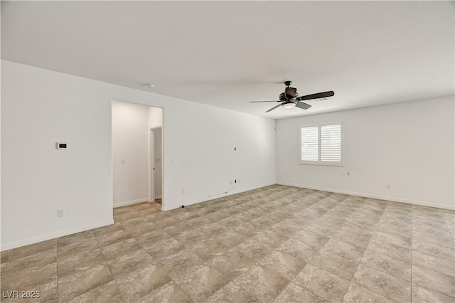 138 Red Sandstone Ave, North Las Vegas, NV 89031 - unfurnished room with baseboards and a ceiling fan