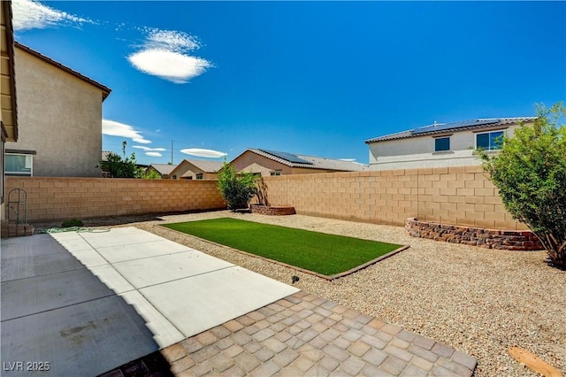 138 Red Sandstone Ave, North Las Vegas, NV 89031 - fenced backyard featuring a patio