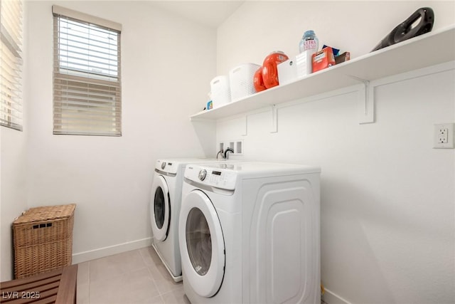 3244 Timorasso Ave, Henderson, NV 89044 - washroom with separate washer and dryer and light tile patterned floors