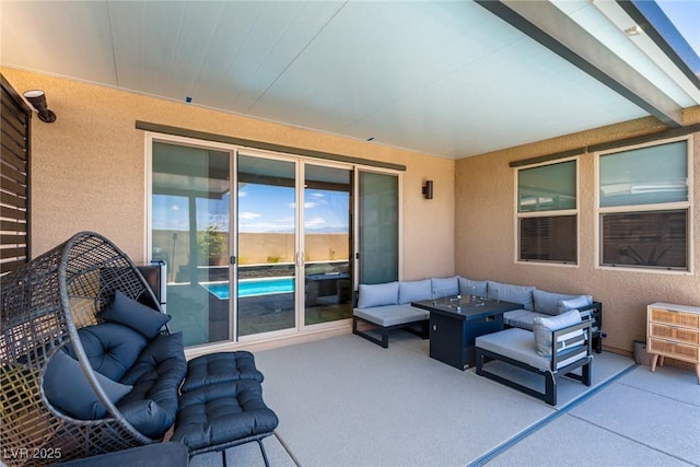 3244 Timorasso Ave, Henderson, NV 89044 - view of patio / terrace with an outdoor hangout area