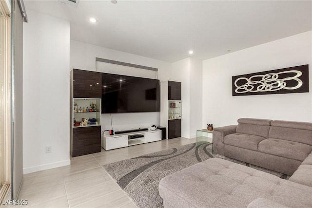 3244 Timorasso Ave, Henderson, NV 89044 - living area with light tile patterned floors and recessed lighting