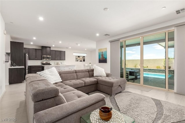 3244 Timorasso Ave, Henderson, NV 89044 - living room with recessed lighting
