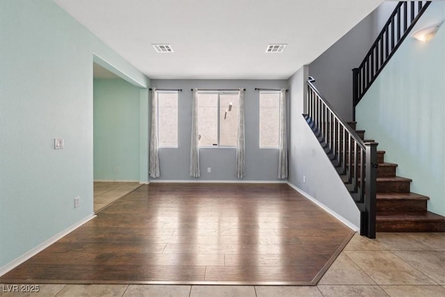 10645 Mount Jefferson Ave, Las Vegas, NV 89166 - foyer with wood finished floors and stairway