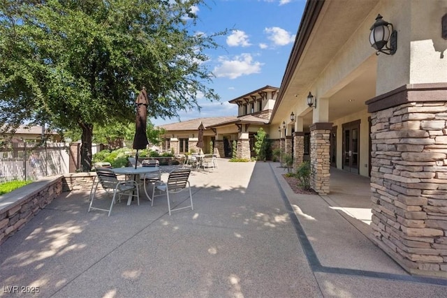 10645 Mount Jefferson Ave, Las Vegas, NV 89166 - view of patio / terrace with outdoor dining area