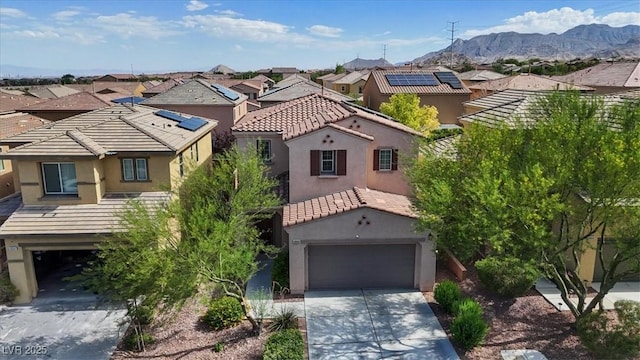 10645 Mount Jefferson Ave, Las Vegas, NV 89166 - aerial perspective of suburban area with a mountainous background