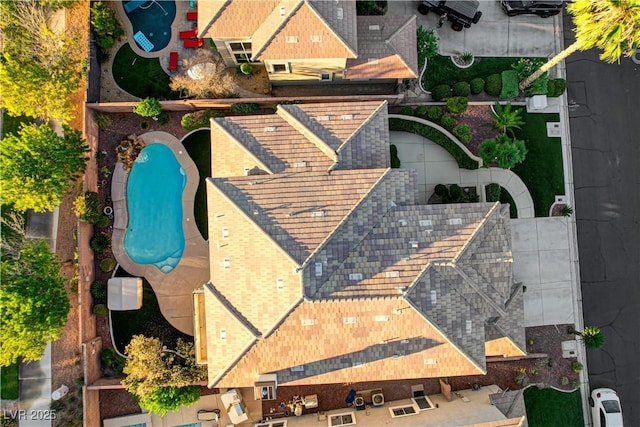 109 N Buteo Woods Ln, Las Vegas, NV 89144 - bird's eye view of a pool