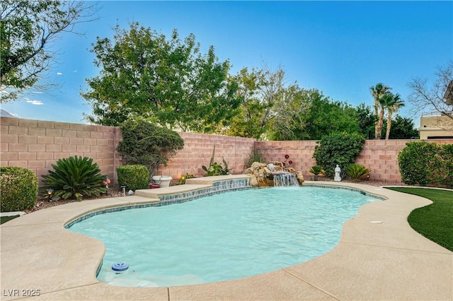 109 N Buteo Woods Ln, Las Vegas, NV 89144 - view of swimming pool with a fenced backyard