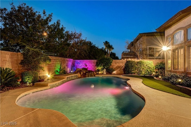 109 N Buteo Woods Ln, Las Vegas, NV 89144 - view of swimming pool featuring a fenced backyard