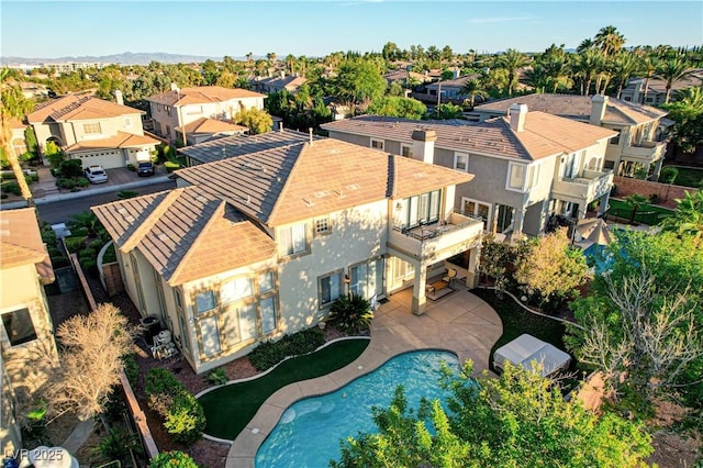 109 N Buteo Woods Ln, Las Vegas, NV 89144 - aerial perspective of suburban area