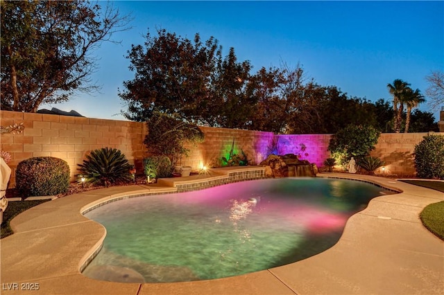 109 N Buteo Woods Ln, Las Vegas, NV 89144 - view of swimming pool featuring a fenced backyard