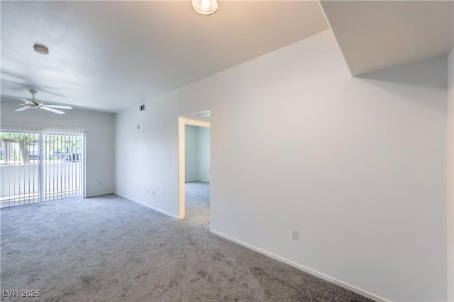 7255 W Sunset Rd Unit 1099, Las Vegas, NV 89113 - carpeted empty room featuring a ceiling fan and baseboards