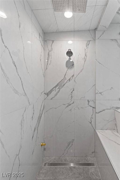 1613 Iron Ridge Dr, Las Vegas, NV 89117 - full bathroom with a marble finish shower