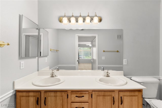 5710 E Tropicana Ave Unit 1035, Las Vegas, NV 89122 - full bathroom with toilet and double vanity