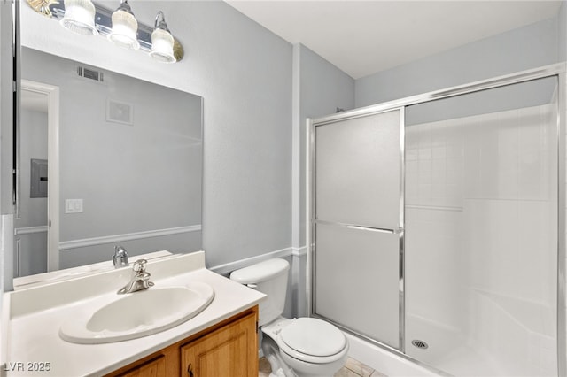 5710 E Tropicana Ave Unit 1035, Las Vegas, NV 89122 - bathroom featuring vanity and a shower stall