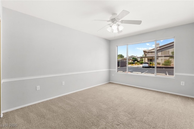 5710 E Tropicana Ave Unit 1035, Las Vegas, NV 89122 - spare room featuring ceiling fan and carpet