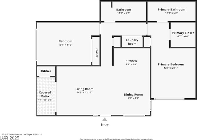 5710 E Tropicana Ave Unit 1035, Las Vegas, NV 89122 - view of property floor plan