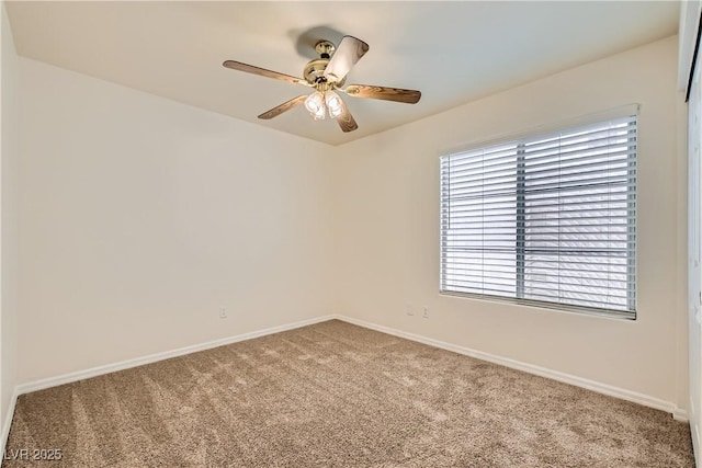 3308 Morning Wind Ln, Las Vegas, NV 89129 - spare room with carpet flooring and a ceiling fan