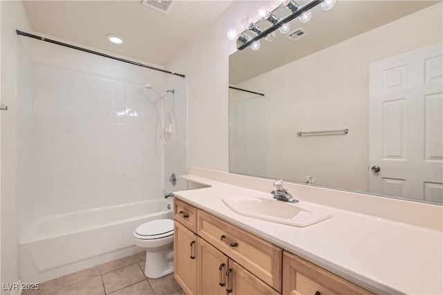 3308 Morning Wind Ln, Las Vegas, NV 89129 - full bath with tile patterned flooring, vanity, and bathing tub / shower combination
