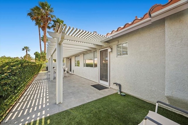 2408 Sunset Beach Ln, Las Vegas, NV 89128 - view of patio featuring a pergola